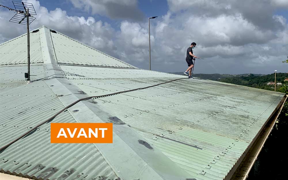 Toiture avant rénovation